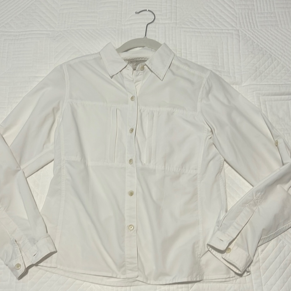 Exofficio white women’s shirt S, EUC